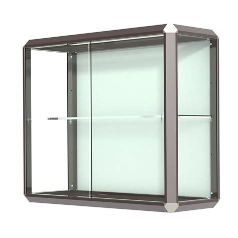 metal display box|display case aluminum wall mounted.